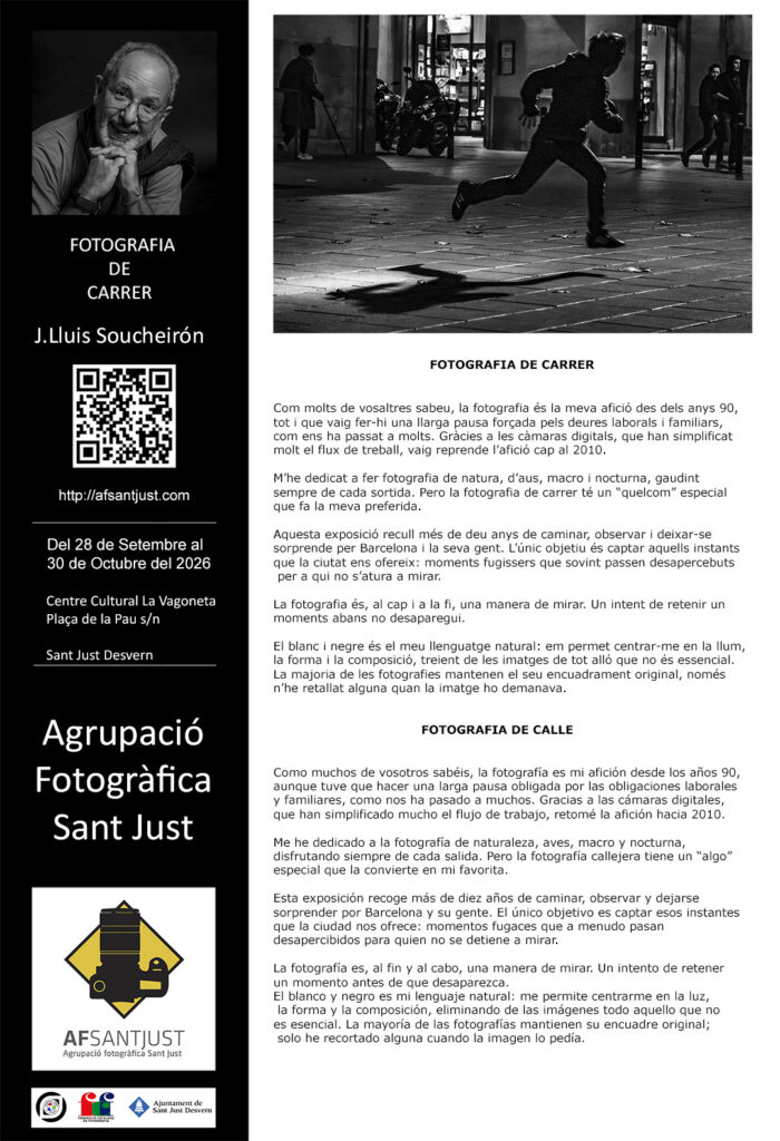Exposició Fotografia de Carrer de J. Lluís Soucheiron