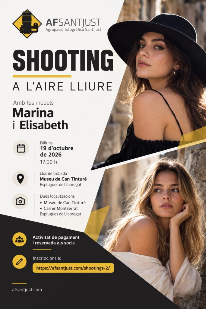 Sessió fotogràfica a l'exterior